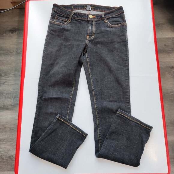 Southpole jeans low-rise black with gold details women's junior size 7 - Picture 1 of 15